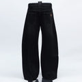 Barrel Jeans –Black Light Grey Wash (Preorder)